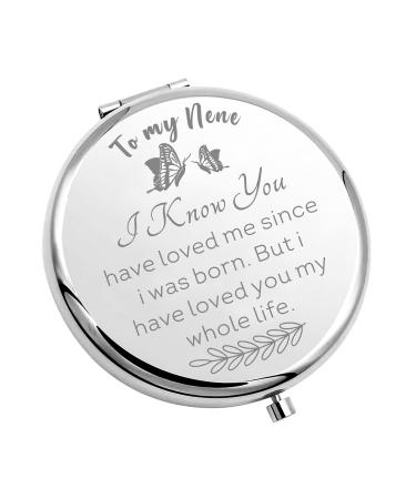 KUIYAI Nene Gift Nene Pocket Mirror Mother s Day Gift Grandmother Gift Compact Mirror For Grandma Mother (nene mirrorUK)