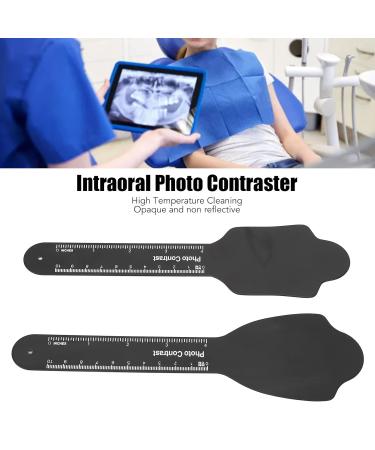 Professional Dental Intraoral Photography Kit - 2 Piece Black Background Board with Scale for Enhanced Contrast - Buy Online on SooperMarket.com