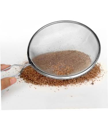 GANAZONO 3pcs Pet Sand Shovel Lizard Terrarium Fine Sand Sifter Reptile Litter Scoop Silver Stainless Steel 26x14cmx3pcs Silverx3pcs - Buy Online on SooperMarket.com