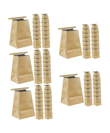 Sickness Vomit Car Trash Bag 75 Pcs Vomit Bag Travel Light Brown Kraft Paper Vomit Bags Disposable Travel Motion 1