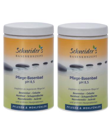 Schneider's care base bath 2800g (2 x 1400g) - developed by alternative practitioners - ideal for bases and detox cures wraps and foot bath - supports the deacidification 2.8 kg (1 Pack)