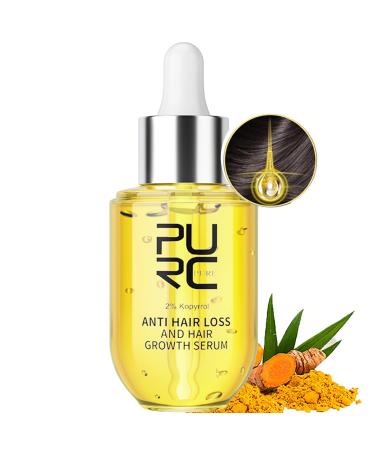 Hair Growth Serum Anti Hair Loss Hair Serum Ginger Regrowth Hair Oil For Thinning Balding Thin Hair Fast Growth Repairs Follicles Stronger Hair For Men & Women 35ml