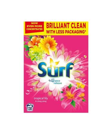 Housold 6.5 KG Surf Tropical Laundry Washing Powder Laundry Detergent for All Types of Fabric | Tropical Lily & Ylang Ylang Fragrance Suitable for 130 Washes (Pack of 1)