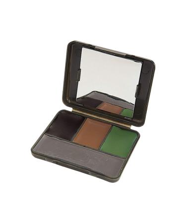 Allen Company - Camo Face Paint Set, Face Paint Stick and Liquid Face Paint (Black, Brown, Olive / Grey) Face Paint Palette 2019