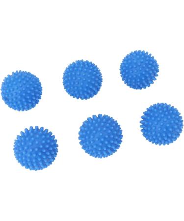 Eco Laundry Dryer Silicone Balls Silicone Laundry Dryer Reusable Balls Practical Reduce Drying Time Eliminate Wrinkles Reusable for Apartment (Blue 6 PCS) - Buy Online on SooperMarket.com
