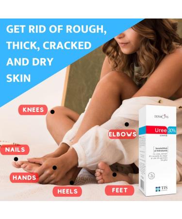 TIS HRERN MARN Urea Cream 30% - 50g for Eczema Psoriasis Dry Skin | Peeling Foot Cream & Scar Removal with Lactic Acid AHA - 1 Pack - Buy Online on SooperMarket.com