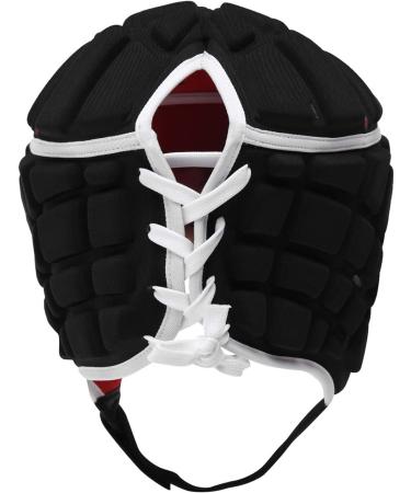 Canterbury CCC Rugby Raze Headguard  Scrum Cap  Full Coverage  Soft-Edged Chin Strap  Designed Holes Aid Ventilation  Foam Padding Black / Red Medium - Buy Online on SooperMarket.com
