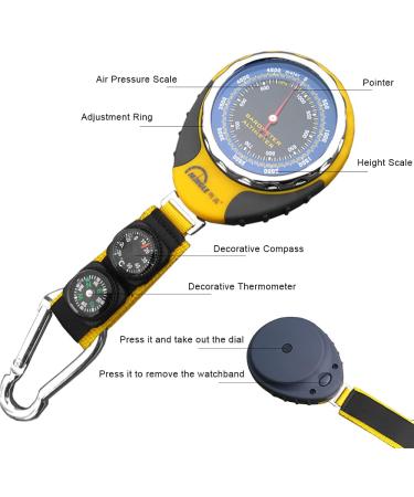 Lixada Digital Altimeter Barometer for Outdoor Camping, Hiking, Climbing - Reads Altitude up to 5000m - Buy Online on SooperMarket.com