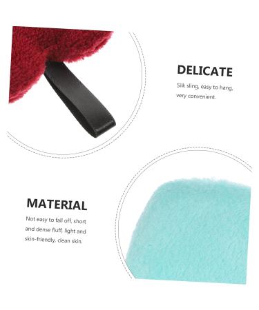 Beaupretty 5pcs Heart Shaped Face Wash Sponges - Reusable Makeup Remover Pads | Eco-Friendly Cleaning Puffs for Flawless Skin - Buy Online on SooperMarket.com