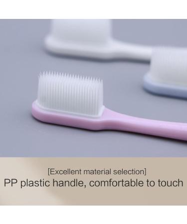 Eco-Friendly Ultrafine Soft Bristle Toothbrush Set for Adults & Children - Travel Size Oral Hygiene - Buy Online on SooperMarket.com