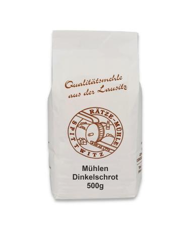 Wholemeal Spelt Meal 500g - Fresh from R tze Mill | 100% Natural & Regional Spelt Flour for Baking - Buy Online on SooperMarket.com
