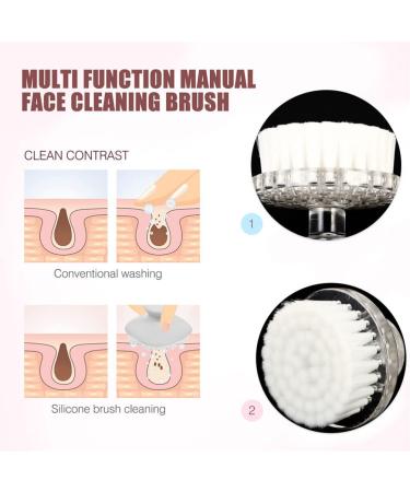 Beavorty Cleansing Brush - Exfoliating Face Tool & Massager for Radiant Skin | Handheld Facial Scrubber & Wash Brush - Ideal Skin Care Solution - Buy Online on SooperMarket.com