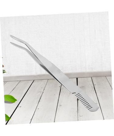 minkissy Lash Cluster Tweezers Eyelashes Tweezer Eyelash Tweezer Makeup Tweezer Stainless Steel Eyebrow Tweezer Eyelashes Extension Clip Eyebrow Clip Portable Beauty Tools medium Silver - Buy Online on SooperMarket.com