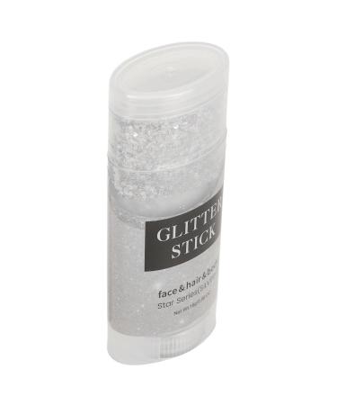 Buy Silver Glitter Stick Gel - Versatile Long Lasting Body Glitter for Parties | Easy to Clean - International Shipping Available - Buy Online on SooperMarket.com