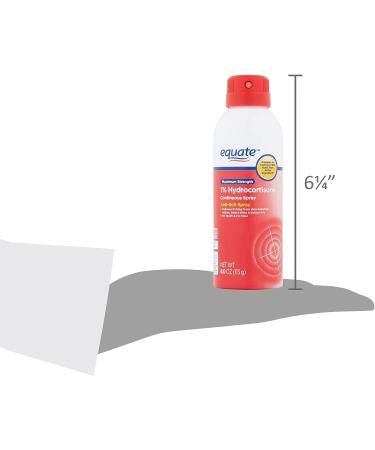 MUHU Equate Maximum Strength Anti-Itch Continuous Spray 4.0 oz - Fast-Acting Relief (1 Pack) - Buy Online on SooperMarket.com