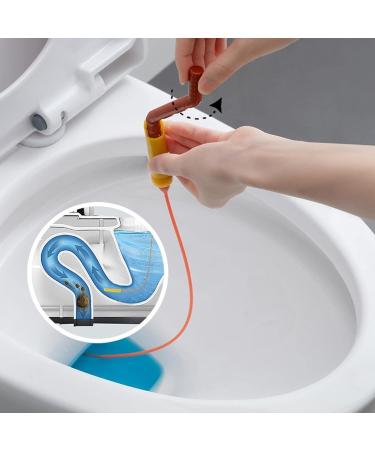 Cikiki Sink Snake Cleaner Drain Hair Clog Remover Tool With Rotating Drain Cleaner Facility Handle Drainage - Buy Online on SooperMarket.com