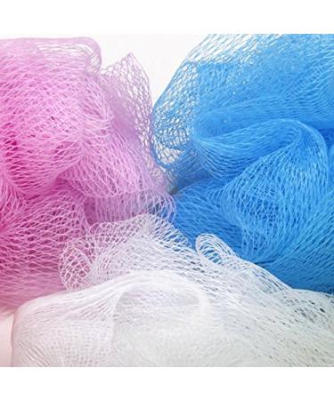 Bath Poufs Shower Sponge 10-Pack in Assorted Colors - Buy Online on SooperMarket.com