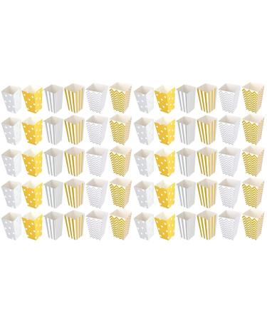 Alipis 60 Pcs Popcorn Box Popcorn Cups Paper Popcorn Bags Classic Popcorn Container Movie Theme Party Decorations Popcorn Serving Bag Tubs Baby Food Popcorn Holder Food Grade Decorate 11.5x7cmx2pcs Assorted Colorx2pcs