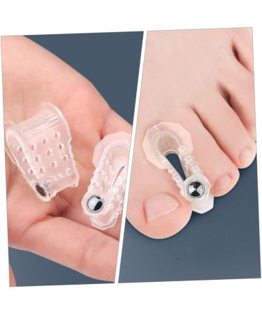 4 Pairs Magnetic Splitter Hammer Straightener Pedicure Tools for Women - Bunion Pads & Transparent Splints - Buy Online on SooperMarket.com