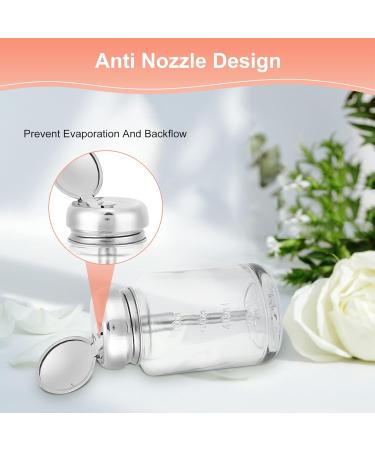 Push Down Pump Dispenser nail polish remover pump dispenser Professional Nail Art Remover Dispenser Gel Polish Remover Empty Container Manicure Accessory push down pump dispenser glass for Nail Polis - Buy Online on SooperMarket.com
