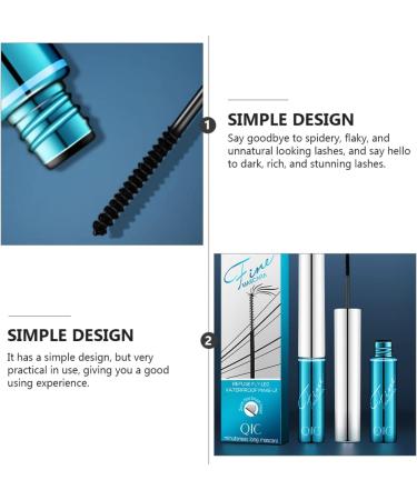 Beavorty 4 Pcs Extra Fine Mascara Lady Mascara Makeup Mascara Waterproof Black Mascara :  - Buy Online on SooperMarket.com