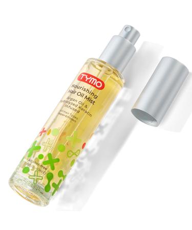 TYMO Argan Hair Oil Spray - Hydrating Veganic Natural 6 Blend Oil for Frizzy & Dry Hair Organic Pure Formula Daily Use for Hair Smooth Damaged Ends Olive Oil Infused Add Shine 1.69 Fl Oz (Pack of 1)