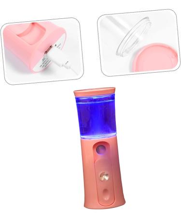 BELLIFFY 1 Set Hydrating Instrument Hydrating Mister Face Steamer Portable Humidifiers Handy Sprayer Abs Pink 12X4.5X4.3cm - Buy Online on SooperMarket.com