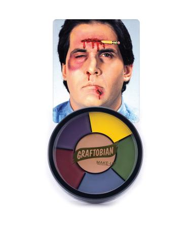 Graftobian Severe Trauma Bruise FX Makeup Wheel - 6 Colors for Special Effects & Halloween - International Shipping Available - Buy Online on SooperMarket.com