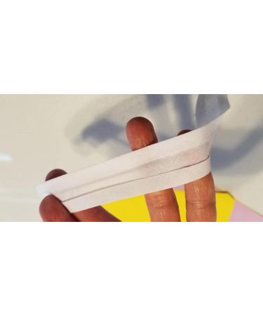 Mangocore Cotton Bias Binding Tape 25mm 30yds - DIY Garment Accessories Wholesale (White) - Buy Online on SooperMarket.com
