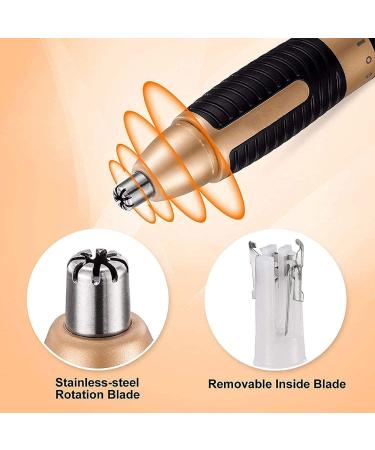 Portable Waterproof Nose and Ear Hair Trimmer - Electric Trimmer with Large-Capacity Storage for Easy Cleansing | Ideal for Home & Travel - Buy Online on SooperMarket.com