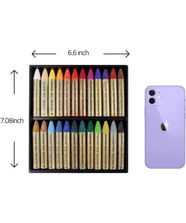 HA SHI Water Soluble Oil Pastels 24 Color - Premium Art Supplies for Kids & Adults - Buy Online on SooperMarket.com