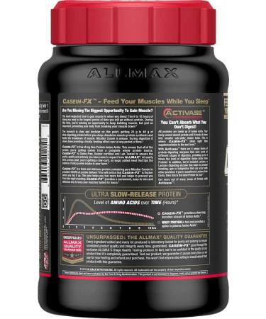 ALLMAX CASEIN-FX Chocolate 2lb & Creatine Monohydrate Micronized Creatine Powder for Strength and Muscle Recovery Gluten Free & Fast Absorbing 400g - Buy Online on SooperMarket.com