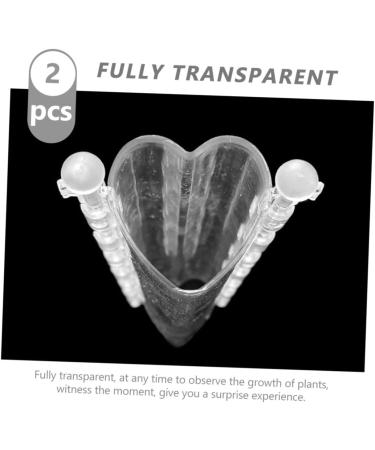 Kisangel 2pcs Fruit Shaping Mold Vegetables Clear Fruit Garden Tool Growth Molds Accessories Stereotypes Transparent Color 21x4cm - Buy Online on SooperMarket.com