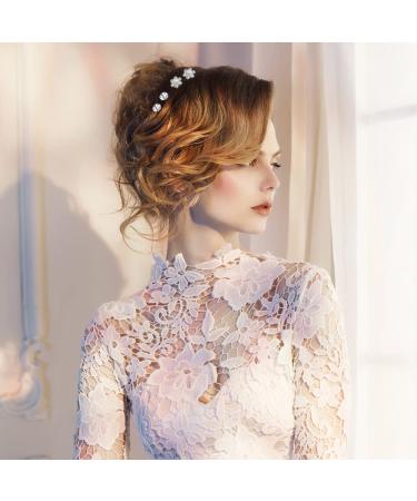 23-Piece Wedding Hair Pins Set - Bridal Pearl Rhinestone Hair Clips for Bridesmaid Women - Buy Online on SooperMarket.com