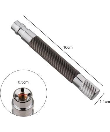 Xiaoxin Stainless Steel Double Edge Razor Grip | Manual Mustache Removal Handle | Premium Safety Razor Accessory - Buy Online on SooperMarket.com