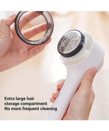 Multifunctional Electric Lint Remover - Rechargeable Fuzz & Fabric Cleaner for Clothes & Furniture | Digital Display (White - Buy Online on SooperMarket.com