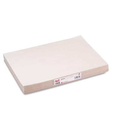 Pacon 3409 White Newsprint, 30 Lbs, 12 X 18, White, 500 Sheets/Pack