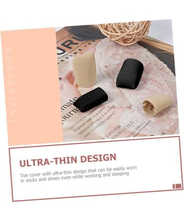 Silicone Gel Big Toe Caps - 2 Pairs Breathable Protective Guards 4x2.5cm - Buy Online on SooperMarket.com
