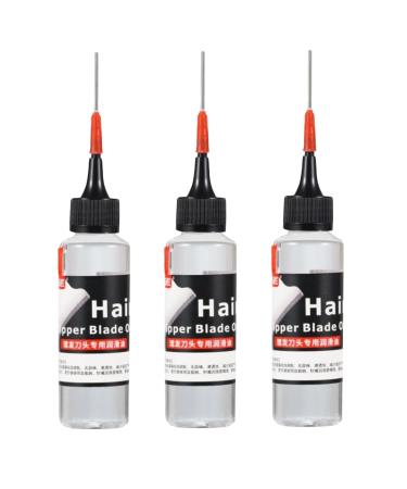 3 PCS Clipper Oil Hair Clipper Oil for Hair Trimmers Hair Clippers Shaver Trimmers Hairdressing & Beard Trimmer Clippers Oil Lubricating Oils Care for Your Hair Trimmer 60ml X 3pcs