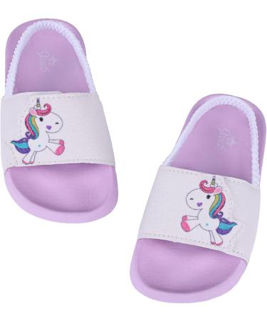Shop Flashbroat Unicorn Purple Girls & Boys Bathing Sandals - Slipproof Summer Beach Slippers for Kids (26 EU) - Buy Online on SooperMarket.com