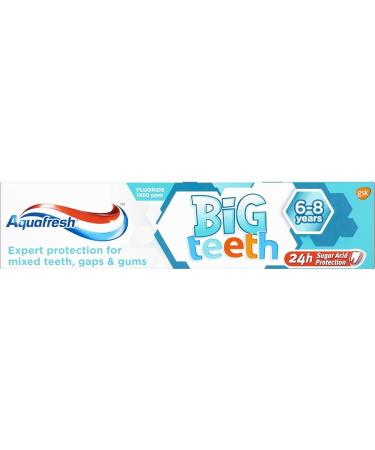 2X Aquafresh Big Teeth Toothpaste 6+ Years 50ml - Pack of 2 | Kids Dental Care - Buy Online on SooperMarket.com