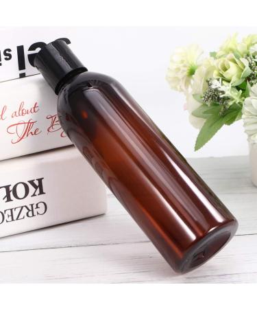 Minkissy Shampoo Dispenser 6pcs 250ml Portable Travel Bottles Plastic Refillable Bottles Plastic Squeeze Bottle with Disc Cap for Shampoo Lotion (Brown Bottle) Travel Size Toiletries - Buy Online on SooperMarket.com