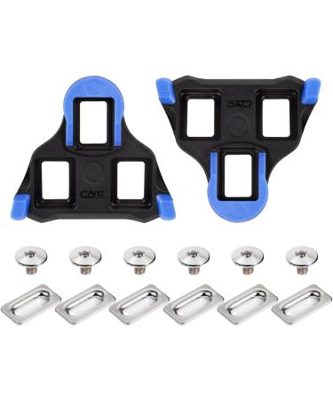 Blue CNC Road Bike Cleats for Shimano SPD-SL - SM-SH10/11/12 | 2 Float - Buy Online on SooperMarket.com