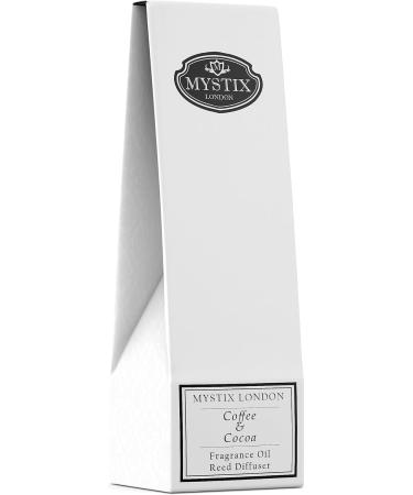 London Coffee & Cocoa Fragrance Oil Reed Diffuser 200ml - Best Aroma for Home Kitchen Living Room & Bathroom | Perfect Gift | Refillable - Buy Online on SooperMarket.com