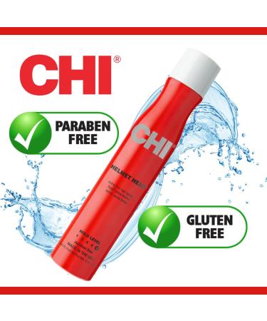 CHI Helmet Head Extra Firm Hairspray 10 oz (Pack of 2) Unscented 10 Ounce (Pack of 2) - Buy Online on SooperMarket.com