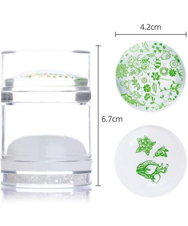 Jiulory Silicone Jelly Stamper Set for DIY Gel Nail Art - Dual-end Nail Stamping Kit with Scrapers - French Tip Manicure Tools - Buy Online on SooperMarket.com