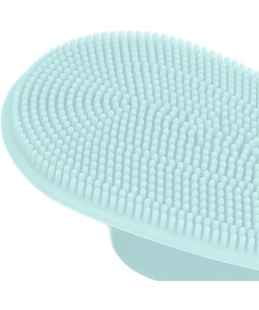 Silicone Face Brush for Deep Cleansing | Convenient Facial Cleaning Tool - Baby Shower Gift (Light Blue - Buy Online on SooperMarket.com