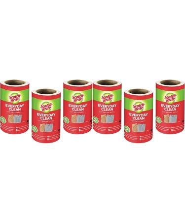 Scotch-Brite Everyday Clean Replacement Lint Roller 3x56 Sheets White (Pack of 2) L (Pack of 2) Replacement Rolls - 3 x 56 Sheets
