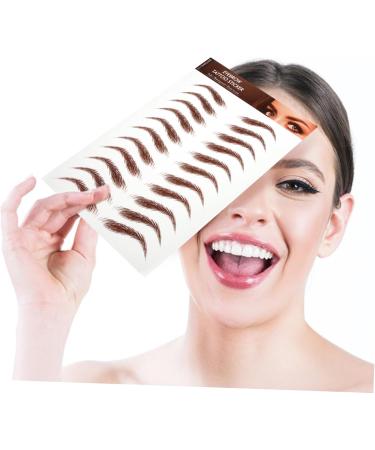 MUSISALY 5 Sheets Eyebrow Stickers Eyebrows Makeup Sticker Peel off Eyebrow Sticker Eyebrow Waterproof - Buy Online on SooperMarket.com
