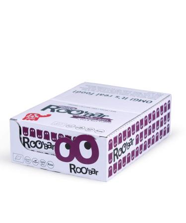 Roobar Cherry & Chocolate Protein Drops - 100% Organic Vegan Gluten-Free | 16 x 40g Protein Bars - International Shipping Available - Buy Online on SooperMarket.com
